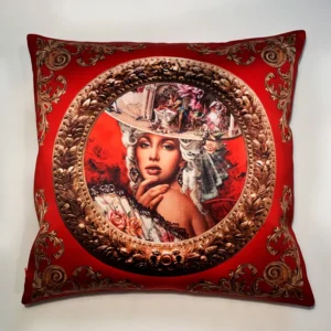 Cushion Baroque Red 50 x 50 cm